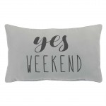 Coussin d�houssable 30 x 50 cm Week end Lin