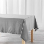 Nappe rectangle 140x240cm Charlines gris