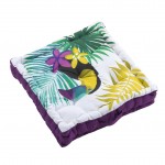 Coussin de sol matelass Collection Toucan Haiwana