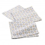 3 Serviettes de table coton Floreor