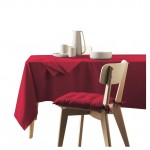 Nappe rectangle coton recycle 140 x 240 cm Mistral bordeaux