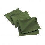 3 Serviettes de table coton recycle Grand Mistral Vert