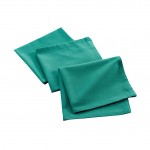 3 Serviettes de table coton recycle Grand Mistral Emeraude