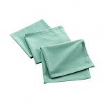 3 Serviettes de table coton recycle Grand Mistral Menthe