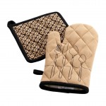 Gant et manique de cuisine 18 x 28 cm Cuisiline beige