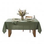 Nappe rectangle en coton 140 x 240 Charline c�dre