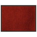 Tapis d'entree 60 x 80 cm Telio rouge