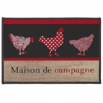 Tapis multi usages 40 x 60 cm Maison de campagne