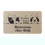 Tapis d'entree 45 x 75 cm Bienvenue chez nous