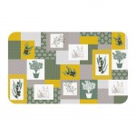 Tapis flanelle 45 x 75 cm graziella olive