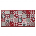 Tapis de cuisine d�coratif  motif patchwork 50 x 120 cm