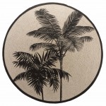 Tapis rond Tropicale Nature