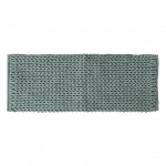 Tapis de bain �pais Tress� 50 x 120 cm bleu arctique