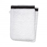 Lot de 2 gants de toilette 15 x 21 cm Joia blanc