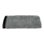 Serviette de toilette invite 30 x 50 cm Joia gris fonce