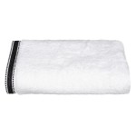 Serviette de toilette 70 x 130 cm Joia blanc