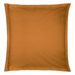 Taie d'oreiller 63 x 63 cm Contemporain uni cumin
