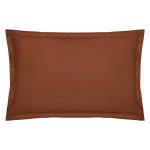 Taie d'oreiller 50 x 70 cm Coton terracotta