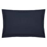 Taie d'oreiller 50 x 70 cm Coton bleu marine