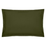 Taie d'oreiller 50 x 70 cm Coton kaki
