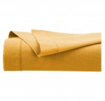 Drap plat 180 x 290 cm Contemporain ocre