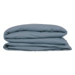 Housse de couette 140 x 200 cm uni couleur moderne orage