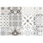 Set de table en PVC 30 x 44 cm Taorminas Gris