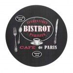 Set de table rond 36 cm Authentique bistrot