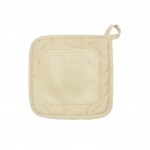 Manique de cuisine avec protection silicone 19 x 19 cm Cuistot lin