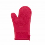 Gant de cuisine en silicone 18 x 29.5 cm Sylki rouge