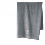 Serviette de bain 90 x 150 cm attrape reve gris