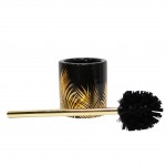 Brosse de toilette Orbella noir et or