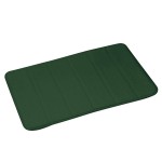 Tapis de bain memoire de forme kaki 40 x 60 cm