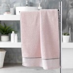 Serviette de toilette 50x90 cm Art-Chic Beline rose