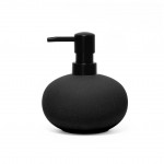 Distributeur de savon en gres 12 cm Mambos noir