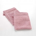 Lot de 2 gants de toilette 15 x 21 cm Tendresse rose