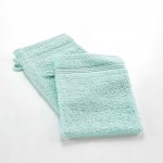 Lot de 2 gants de toilette 15 x 21 cm Tendresse vert celadon