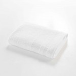Serviette ou drap de douche 70 x 130 cm Tendresse blanc