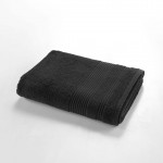Serviette ou drap de douche 70 x 130 cm Tendresse noir