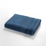 Serviette ou drap de douche 70 x 130 cm Tendresse bleu saphir