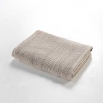 Serviette ou drap de douche 70 x 130 cm Tendresse taupe