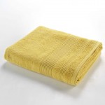 Serviette ou drap de bain 90 x 150 cm Tendresse jaune