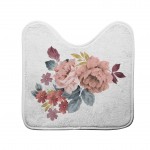 Tapis contour de WC Fleurs jayana