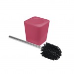 Brosse de toilette plastique 11.6 x 38.2 cm Soft framboise