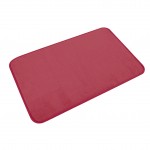 Tapis de bain 45 x 75 cm Vitamine Unie framboise