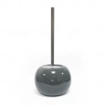 Brosse de toilette en c�ramique Bullea 15 x 37 cm anthracite