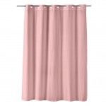 Rideau de douche clipsable 180 x 200 cm Dotty rose poudre