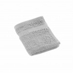 Serviette de toilette invite 30 x 50 cm Elegante gris perle