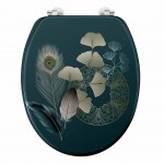 Abattant WC 37 x 46 cm charnieres metal Ginckoblue
