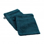 Lot de 2 gants de toilette 15 x 21 cm Tendresse indigo